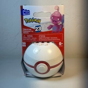 Mega Construx Pokemon Tinkaton Forgrette Building Toy Set 23 20 Pieces 6+